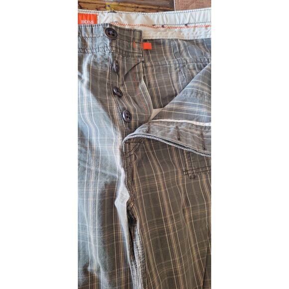 Hugo Boss 100% Baumwolle Cotton Pants- Mint- Men's M- Medium Brown - Picture 6 of 7